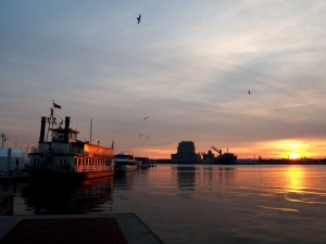 Baltimore Sunset Canton Waterfront